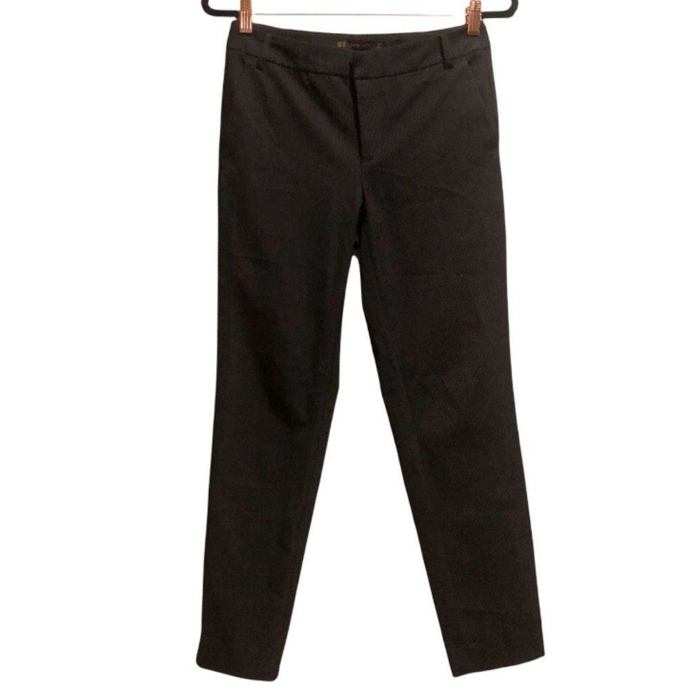 ZARA BASIC Pinstripe Casual Ankle Length Trousers Size 4